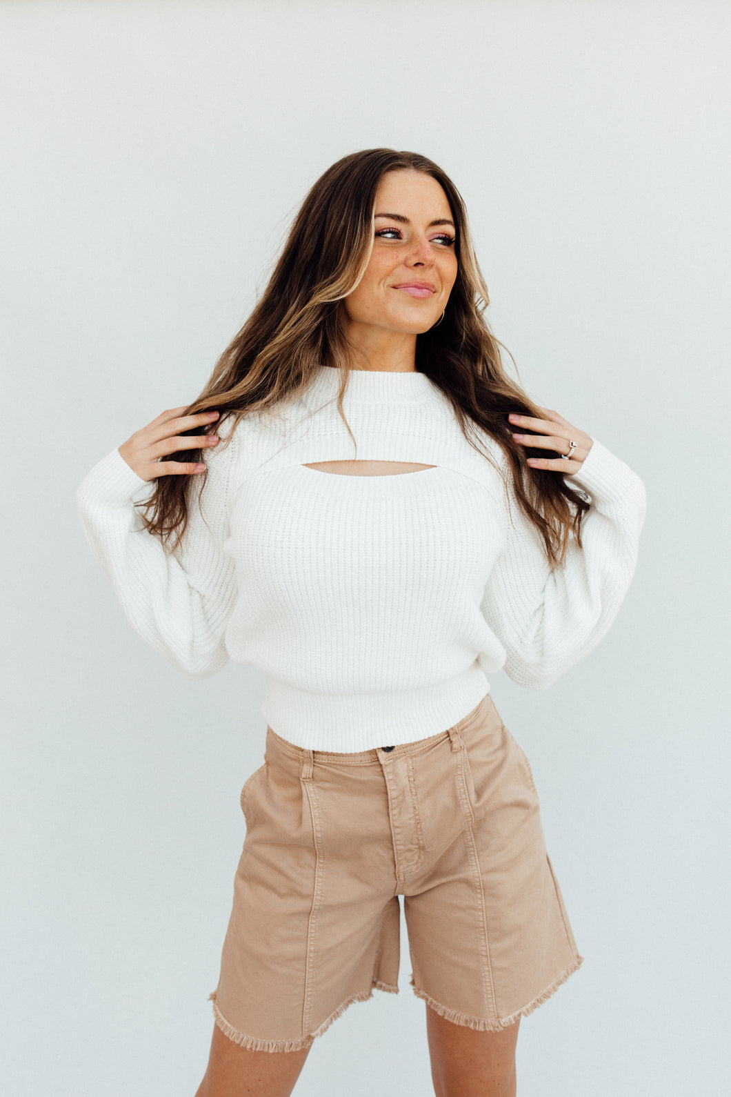 Split Decision Top (White)