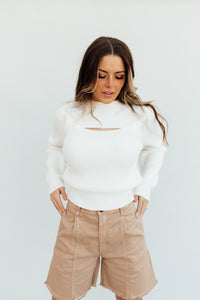 Split Decision Top (White)