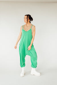 Electric Feel Jumpsuit (Green) *RESTOCKED*
