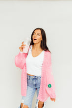 Load image into Gallery viewer, Flower Feign Cardigan