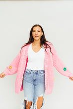 Load image into Gallery viewer, Flower Feign Cardigan