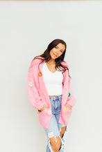 Load image into Gallery viewer, Flower Feign Cardigan