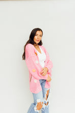 Load image into Gallery viewer, Flower Feign Cardigan