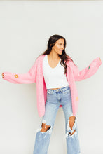 Load image into Gallery viewer, Flower Feign Cardigan