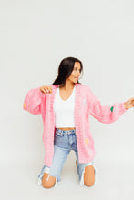 Load image into Gallery viewer, Flower Feign Cardigan