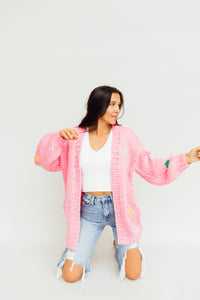 Flower Feign Cardigan
