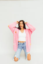 Load image into Gallery viewer, Flower Feign Cardigan