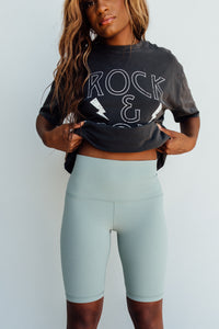 Bae Biker Shorts (Aqua)