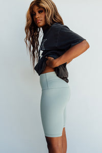 Bae Biker Shorts (Aqua)