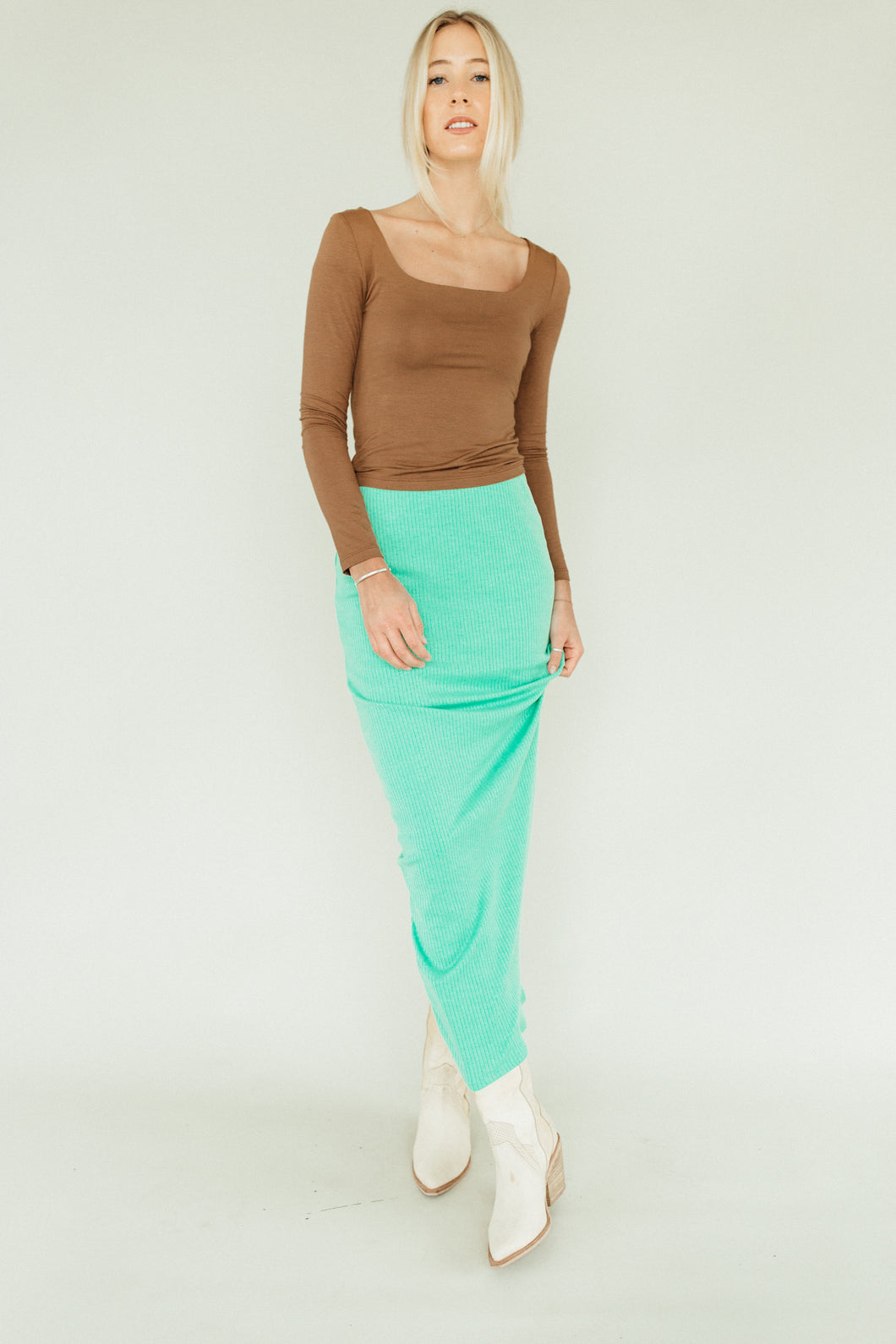 Teal the Deal Skirt (XS-L)