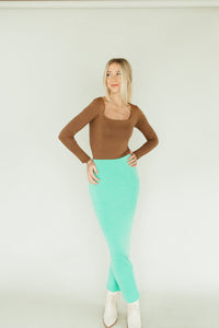 Teal the Deal Skirt (XS-L)