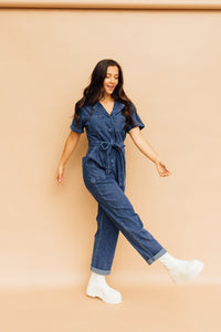 Hot Girl Jumpsuit (Denim)