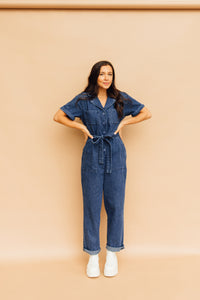 Hot Girl Jumpsuit (Denim)