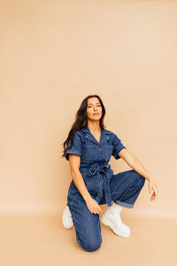 Hot Girl Jumpsuit (Denim)