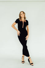 Load image into Gallery viewer, Hug Me Tight Dress (Black)