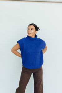 Elle Sweater (Blue) *XS-L*