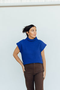 Elle Sweater (Blue) *XS-L*