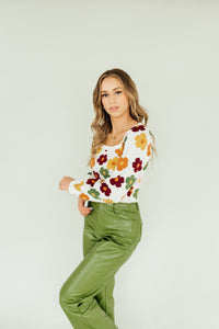 Once & Floral Sweater