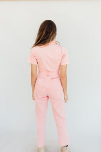 Hot Girl Peach Jumpsuit *XS-L*