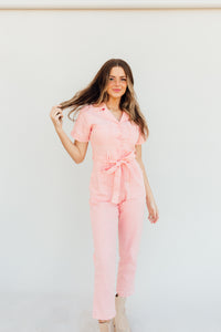 Hot Girl Peach Jumpsuit *XS-L*