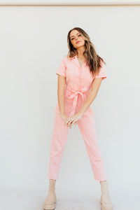Hot Girl Peach Jumpsuit *XS-L*