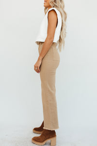 Lil Miss Thang Pants (Tan) *RESTOCKED*