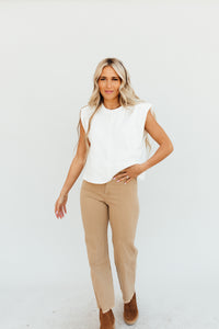 Lil Miss Thang Pants (Tan) *RESTOCKED*