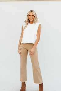 Lil Miss Thang Pants (Tan) *RESTOCKED*