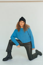 Load image into Gallery viewer, Bring It On Blue Sweater