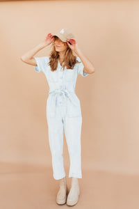 Hot girl Jumpsuit (Sky blue) *XS-L*