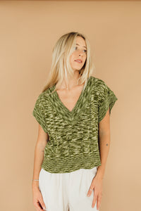 Heather Weather Top (Green)