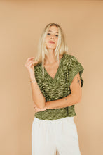 Load image into Gallery viewer, Heather Weather Top (Green)