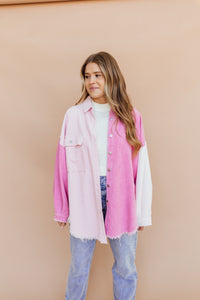 Bubble Gum Button Up *RESTOCKED*