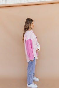 Bubble Gum Button Up *RESTOCKED*