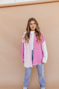 Bubble Gum Button Up *RESTOCKED*