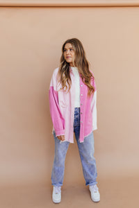 Bubble Gum Button Up *RESTOCKED*