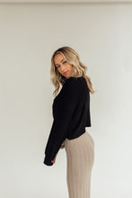 Load image into Gallery viewer, Ebony &amp; Ivory Cardigan Set