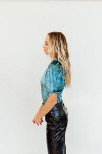 Don't You Wish Velvet Bodysuit (FREE PEOPLE)