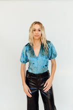 Load image into Gallery viewer, Don&#39;t You Wish Velvet Bodysuit (FREE PEOPLE)