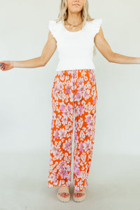 Find me in Floral Pants