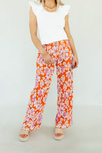Find me in Floral Pants