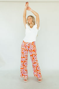 Find me in Floral Pants