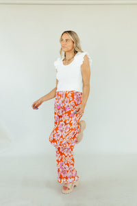 Find me in Floral Pants