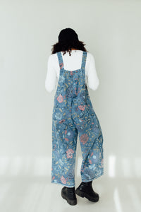 Happy as a Pattern Overalls (Blue Denim)