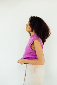 Cambridge Sweater Vest (Violet)