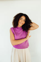 Load image into Gallery viewer, Cambridge Sweater Vest (Violet)