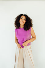 Load image into Gallery viewer, Cambridge Sweater Vest (Violet)