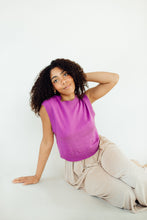 Load image into Gallery viewer, Cambridge Sweater Vest (Violet)
