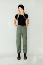 Load image into Gallery viewer, Go Cargo Pants (Dusty Green)