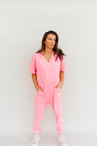 GNO Jumpsuit (Hot pink) *S-XL